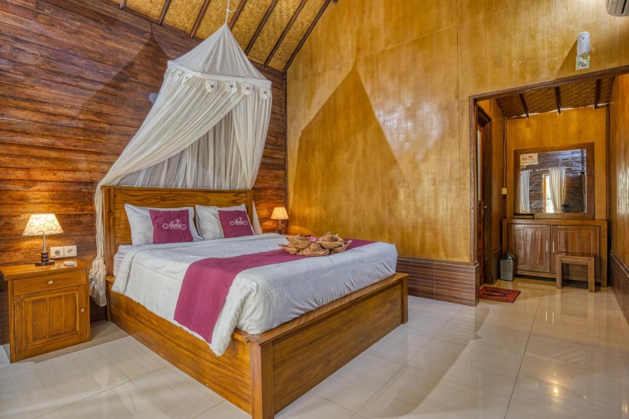 Asoka Bungalows Ped Luaran gambar